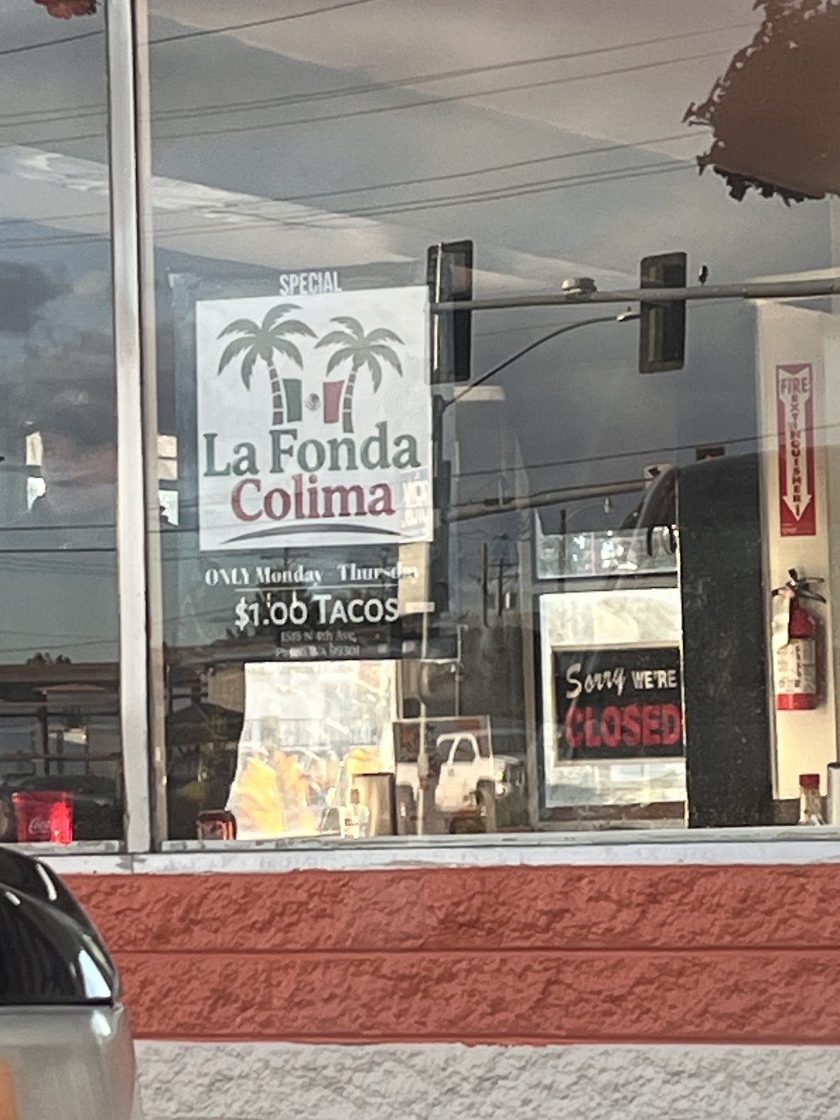 Tostadas de Ceviche at La Fonda Colima